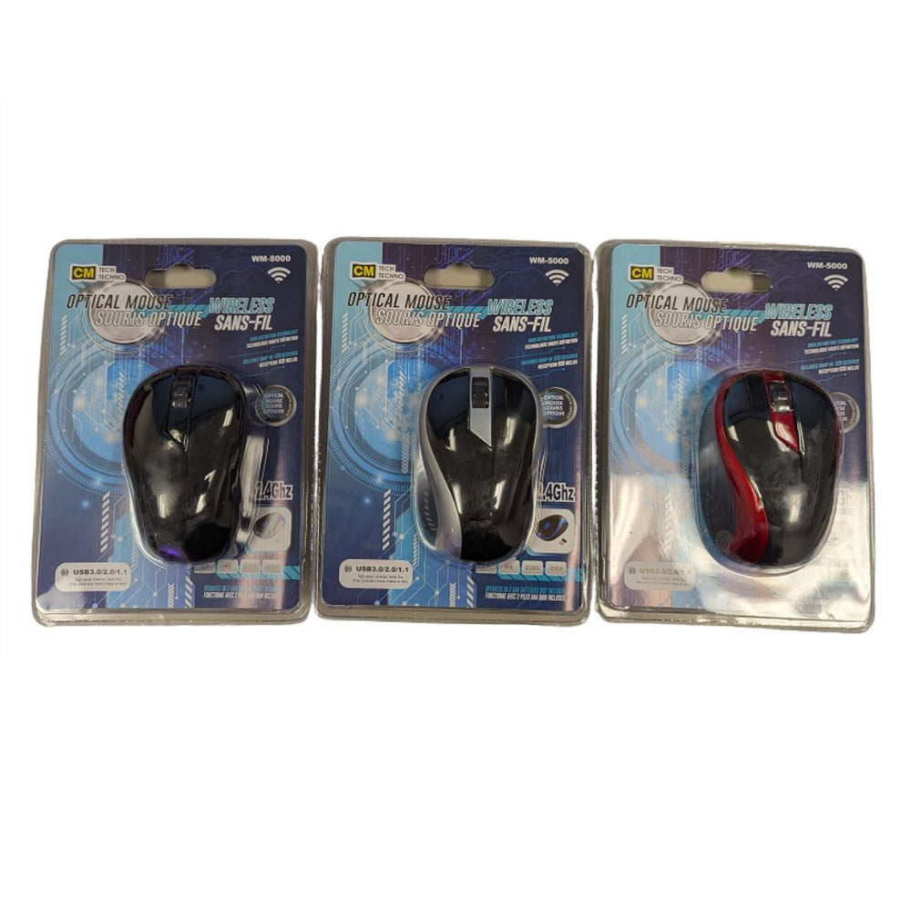 Souris optique sans fil 2,4 Ghz