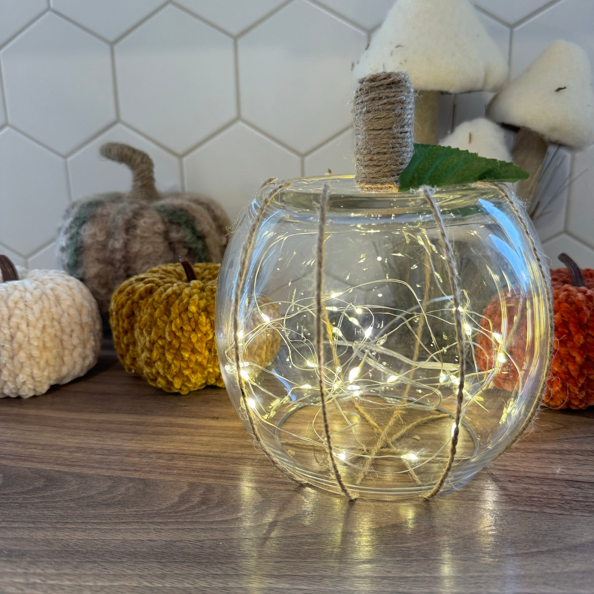 Citrouille en verre