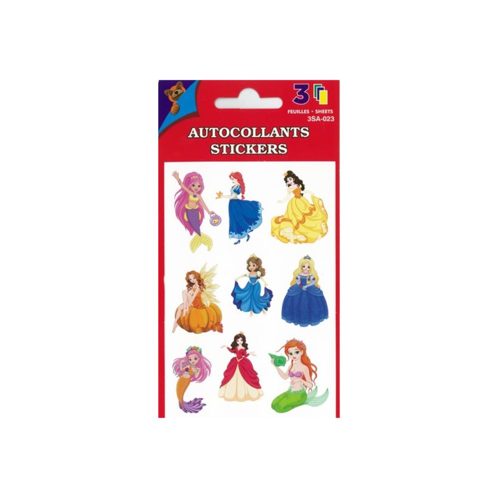 Autocollants princesses