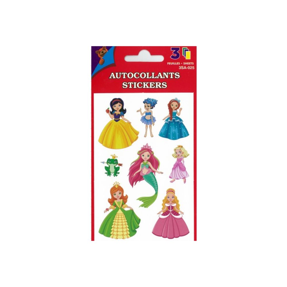 Autocollants princesses
