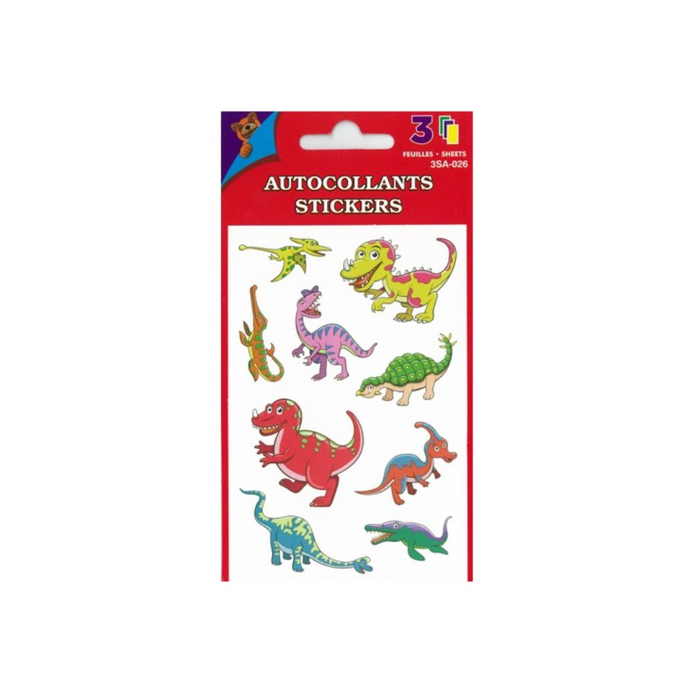 Autocollants dinosaures