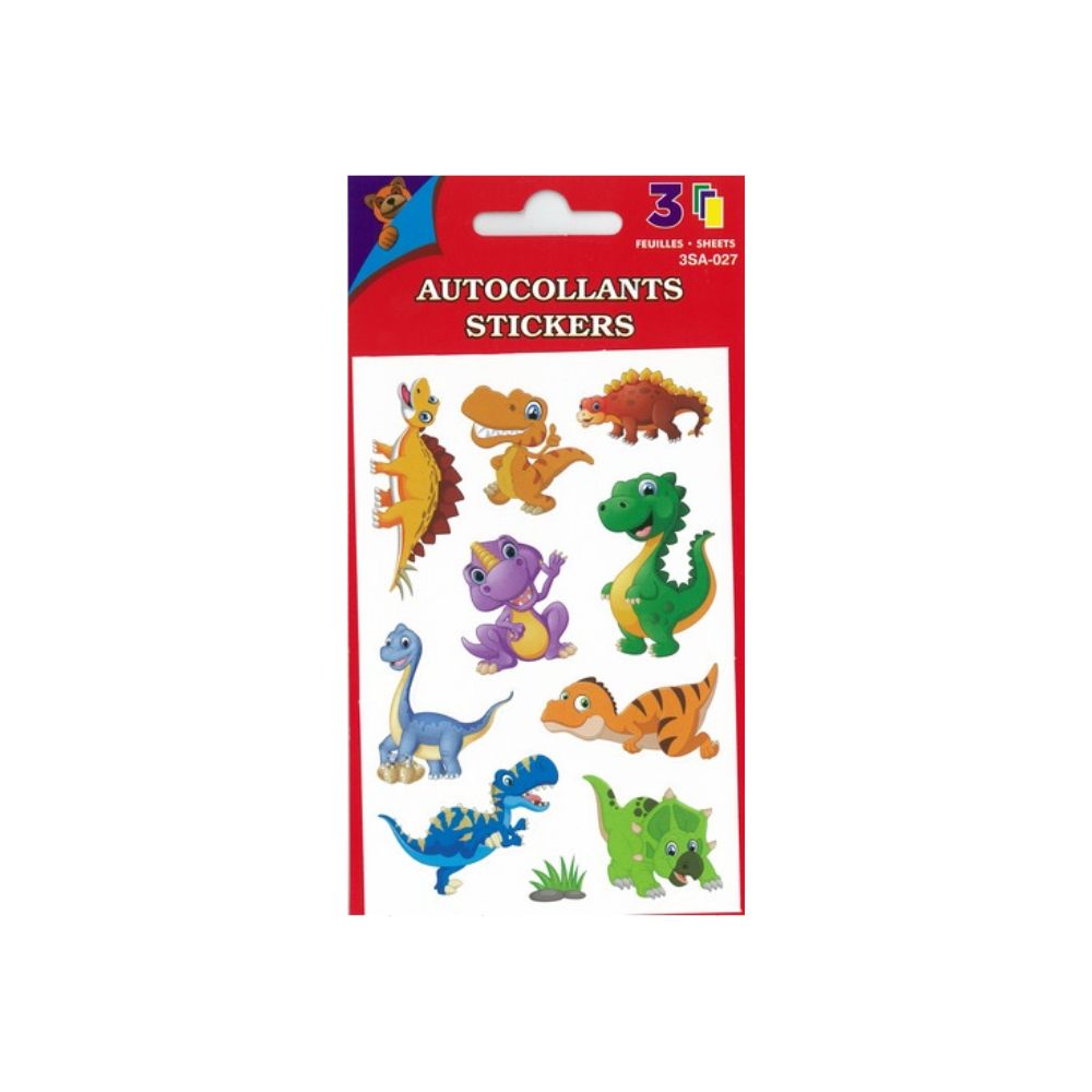 Autocollants dinosaures