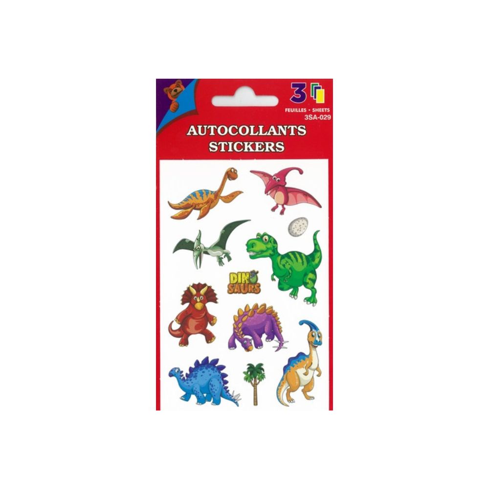 Autocollants dinosaures