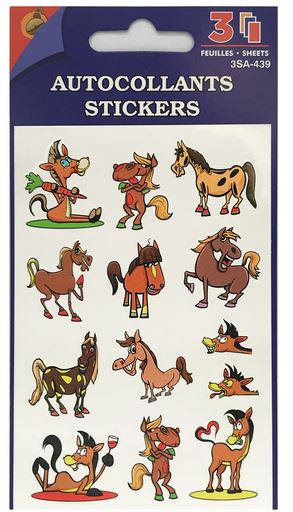 Autocollants cheval