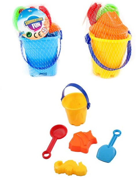 Seau et accessoires de plage 7 po (5 morceaux)