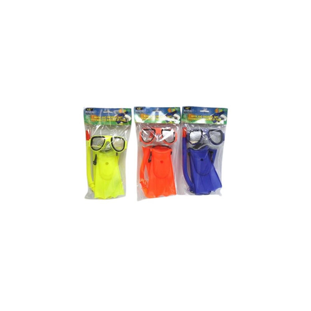 Ensemble de plongée pour junior (masque, tube, palmes)