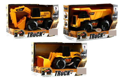 Camion de construction à friction avec son et lumière