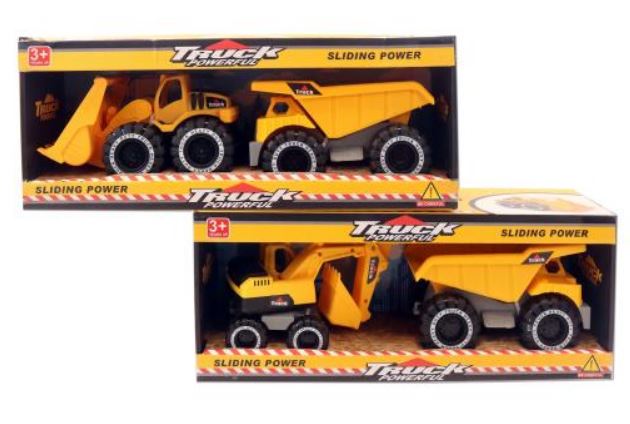 Camion de construction (paquet de 2)