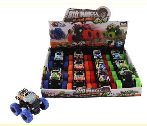 Camion Monster Truck à friction 3,5 pouces