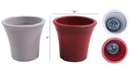 Pot à plante avec drain 10 po