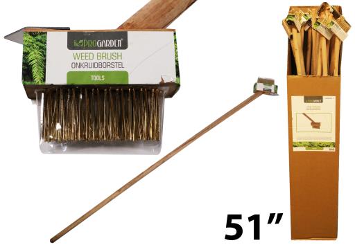 Brosse à mauvaises herbes en métal 51 po