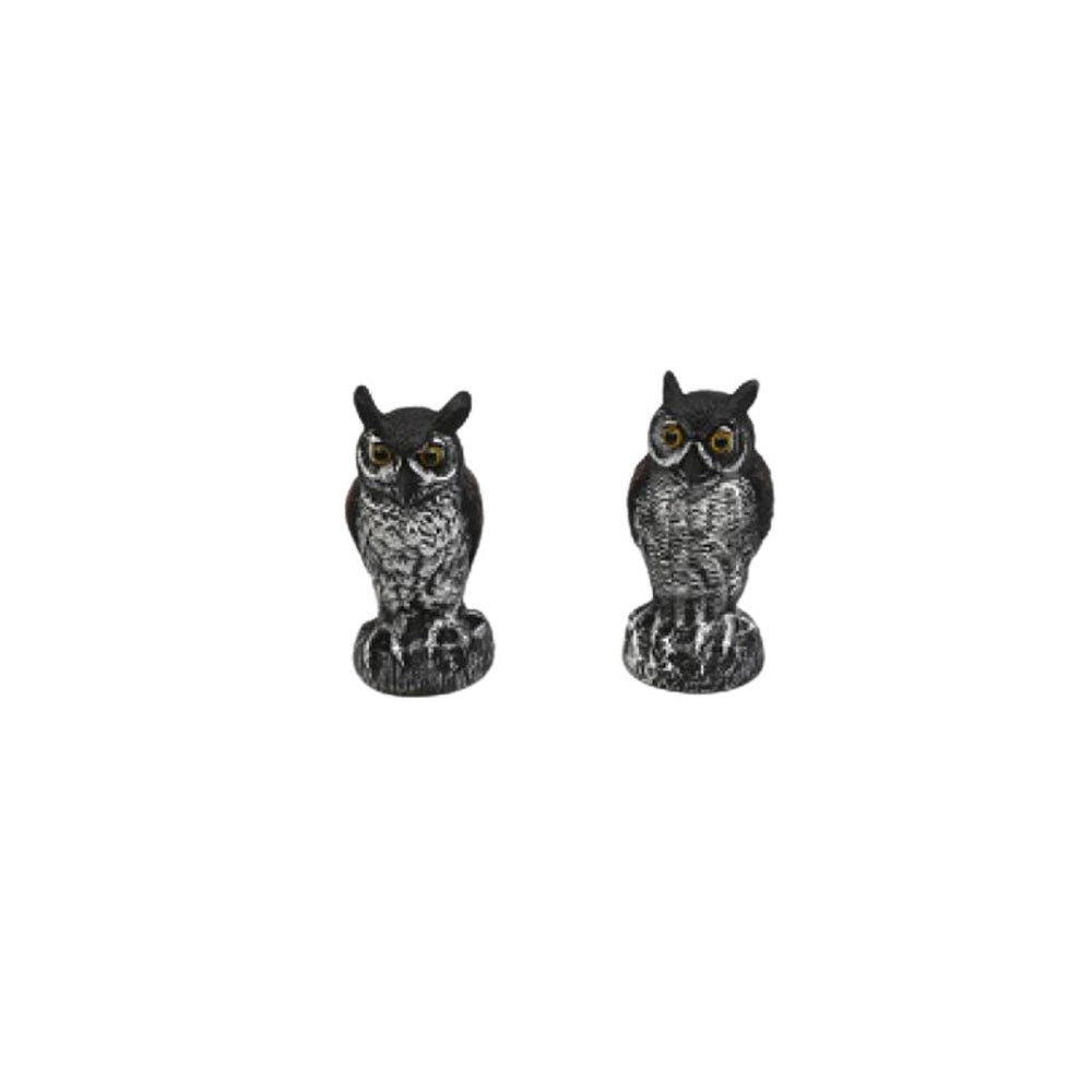 Hibou décoratif 10,25 po noir