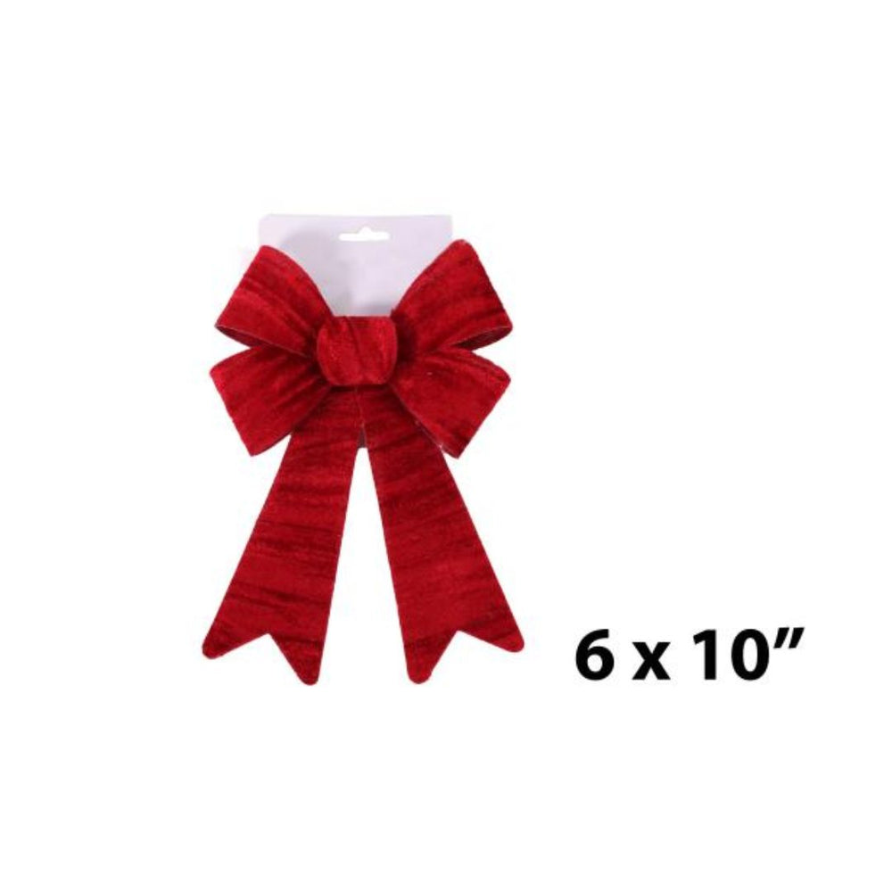Boucle 6 po x 10 po en PVC rouge