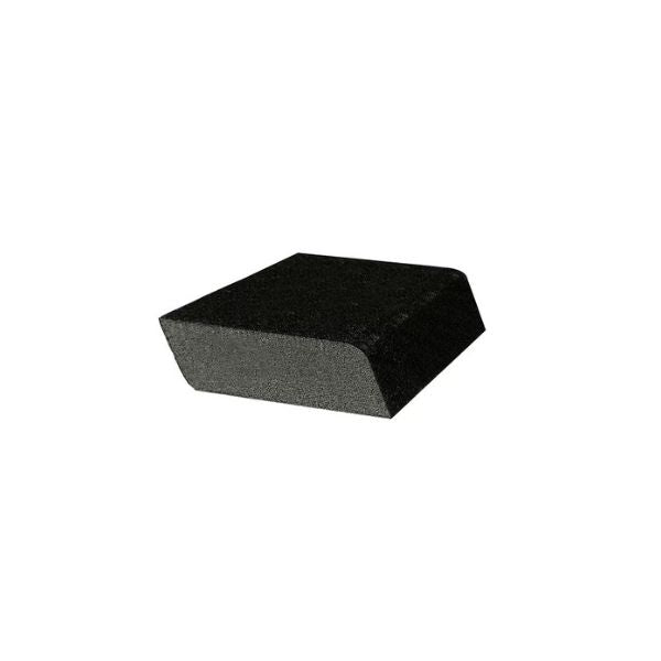Éponge à poncer profilée 5 po x 2 3/4 po grain moyen et fin