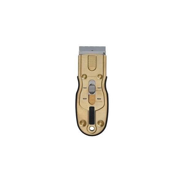 Grattoir rétractable à lame de rasoir ergonomique avec 5 lames de rechanges