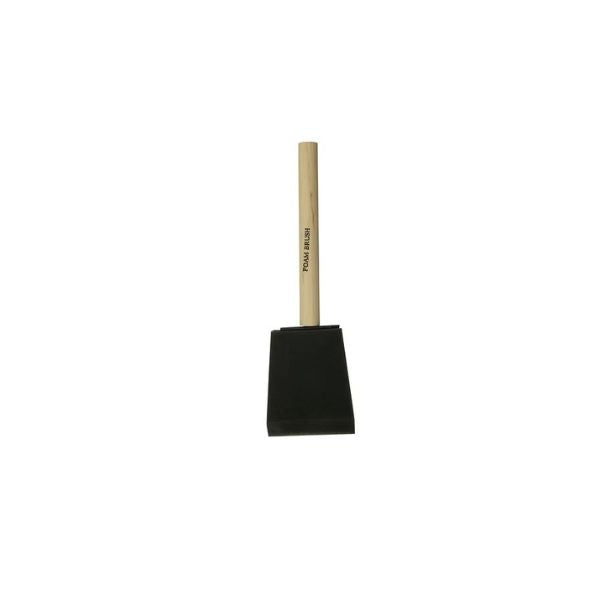 Ensemble de 3 pinceaux mousse 1 po -2 po - 3 po Utility avec manche en bois