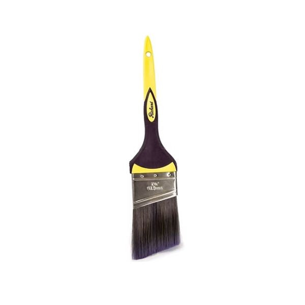 Pinceau angulaire en polyester 2,5 po Elegance avec manche en caoutchouc