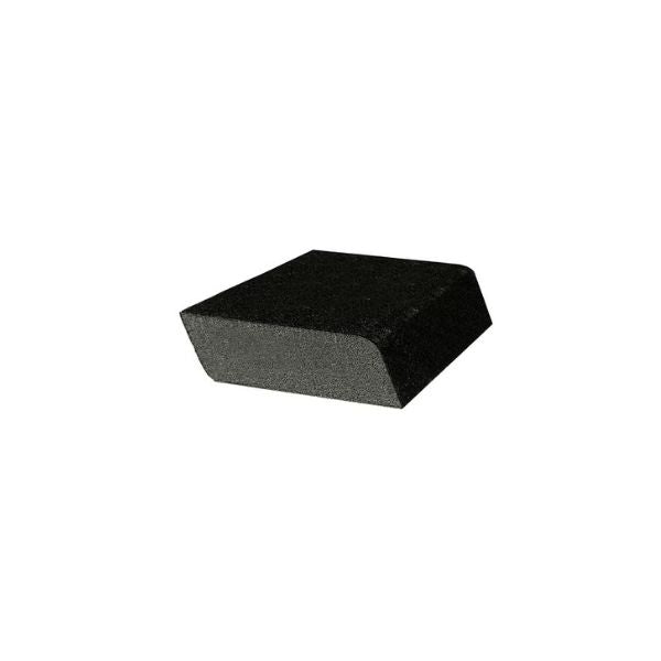 Éponge à poncer profilée 4 po x 2 3/4 po grain moyen et gros