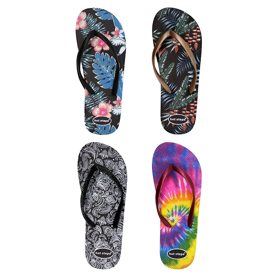 Sandale flip-flop pour dame assortie