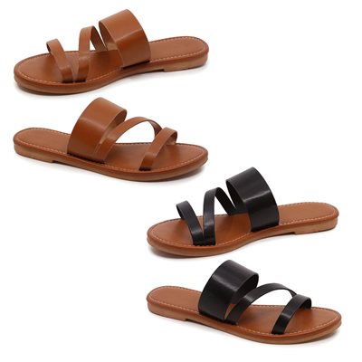 Sandales pour femme noir ou brun