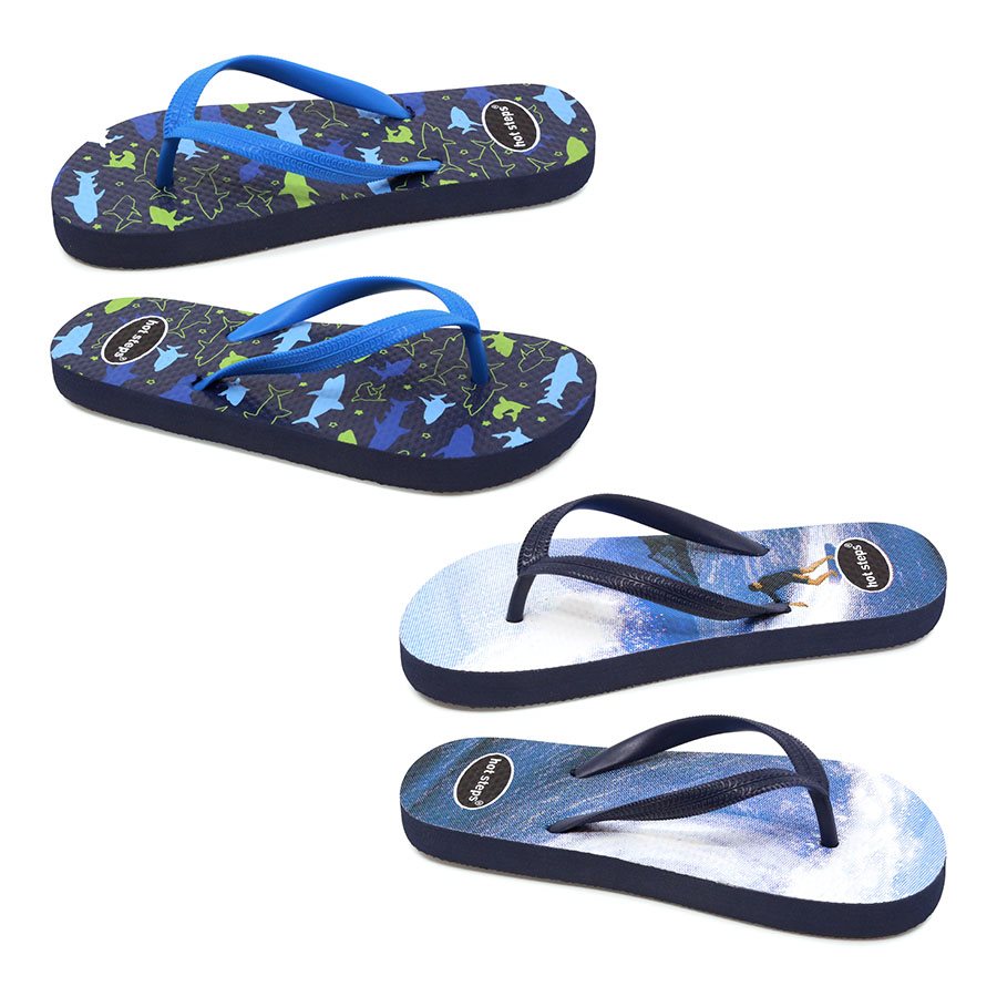 Sandale flip-flop pour garçon assortie
