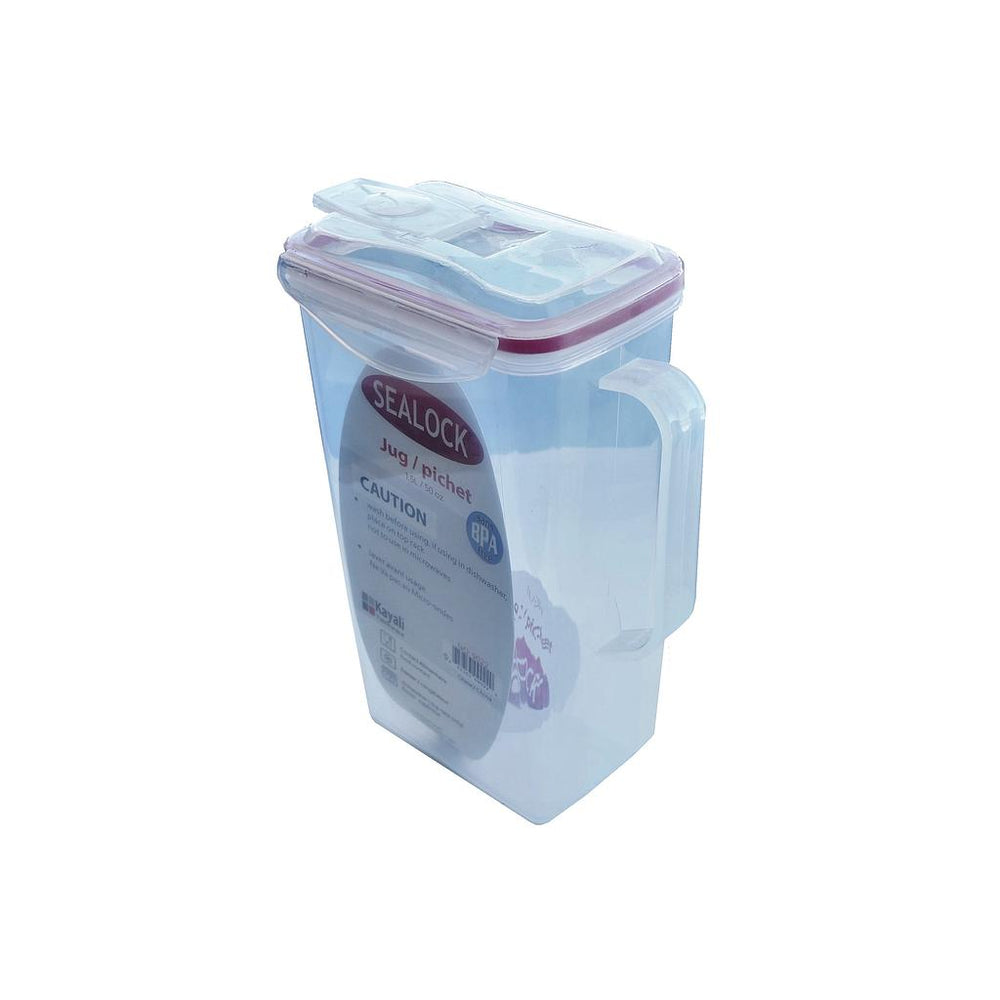 Pichet en plastique 1,5 L Sealock