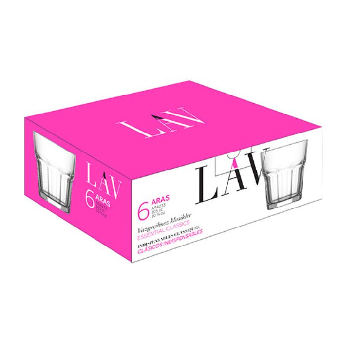 Verre qui s'empile 10,25 oz Aras (paquet de 6)