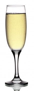 Flûte à champagne en vitre clair 7,25 oz Lav