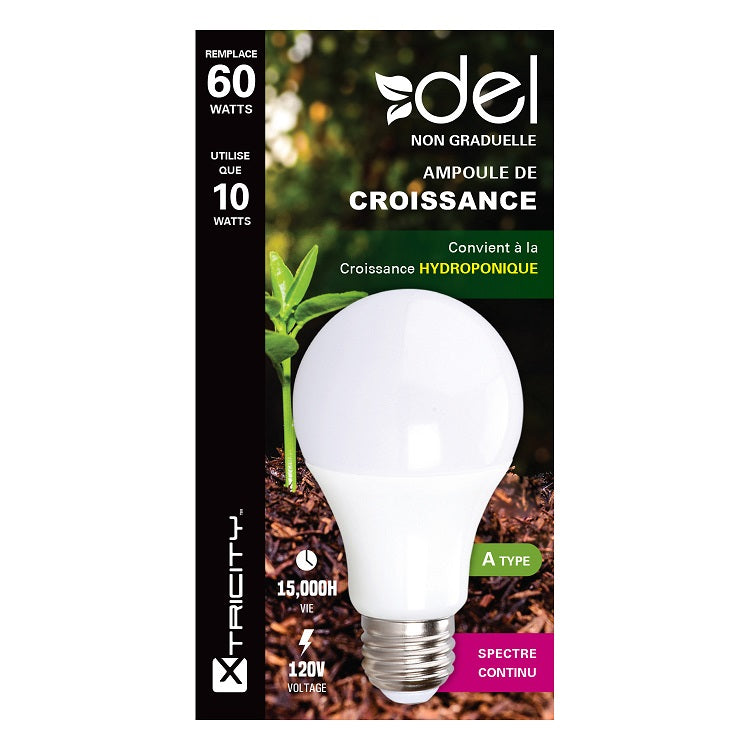 Ampoule de croissance pour plantes DEL 10 W