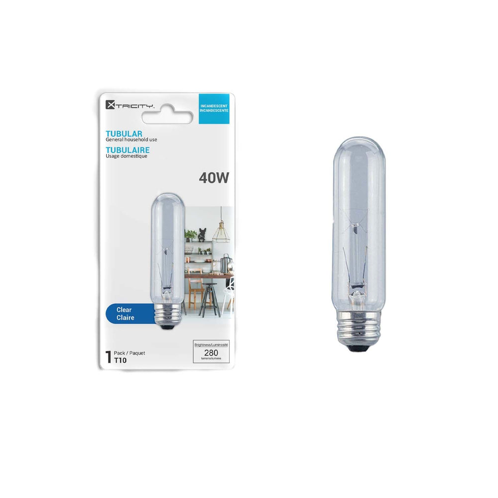 Ampoule tubulaire type T10 intensité variable 40W / blanc doux