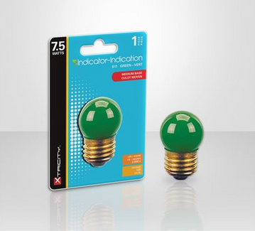 Ampoule d'indication incandescente type S11 intensité variable / 7,5W