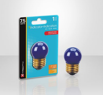Ampoule d'indication incandescente type S11 intensité variable / 7,5W