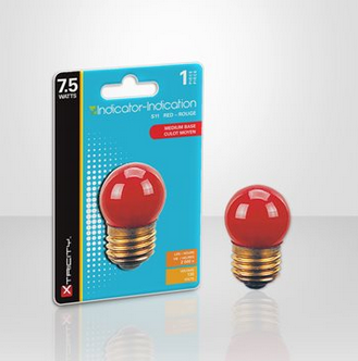 Ampoule d'indication incandescente type S11 intensité variable / 7,5W