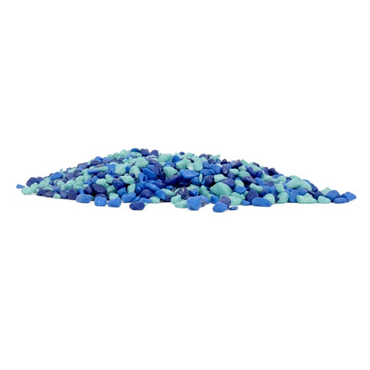 Gravier pour aquarium 450 g bleu