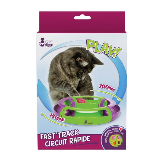 Jouet pour chat circuit rapide