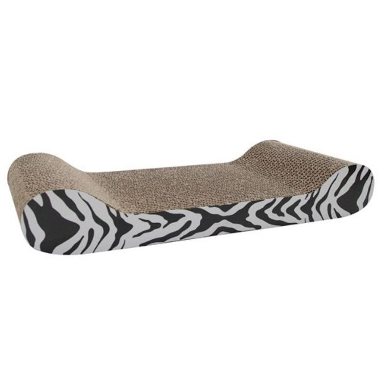 Griffoir pour chat à motif zébré