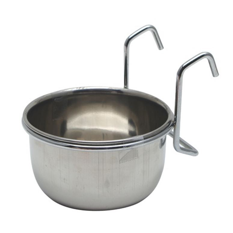 Bol 296 ml en inox pour cage