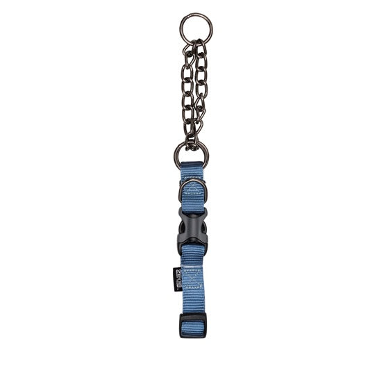 Collier martingale moyen 0,50 po x 15-18 po Zeus azur