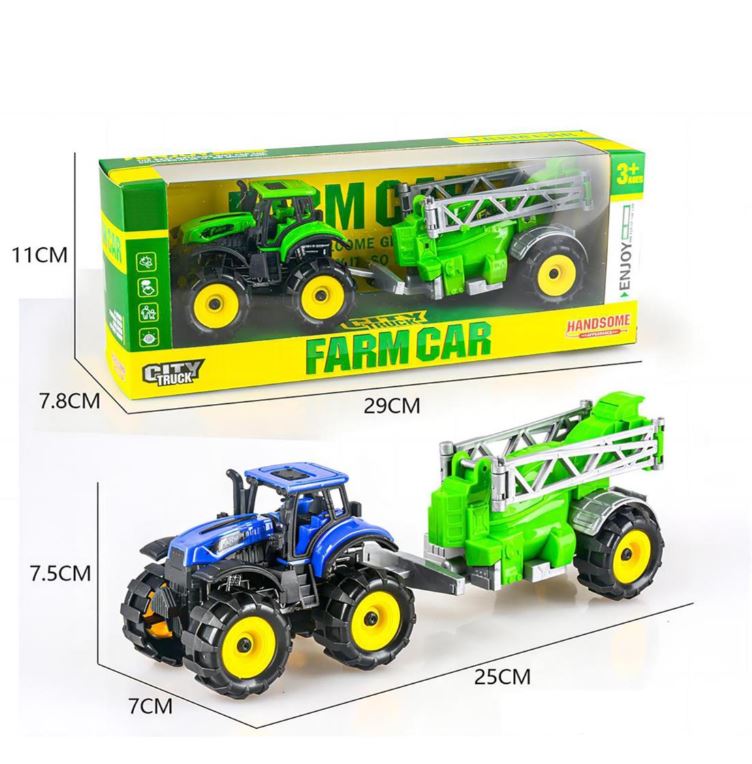 Tracteur de ferme avec remorque (3 ans et +)