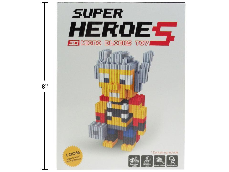 Mini blocs de construction 231 morceaux super-héros