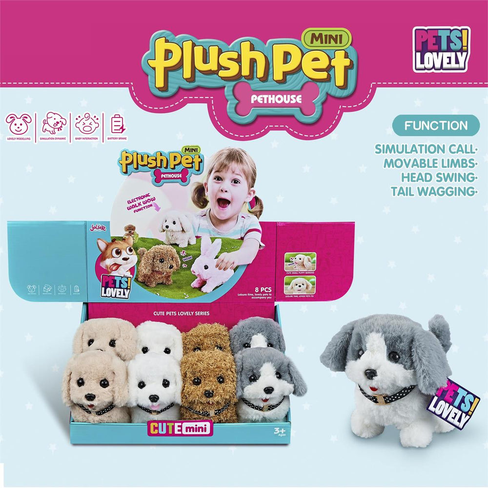 Peluche chiot à piles (3 ans et plus)