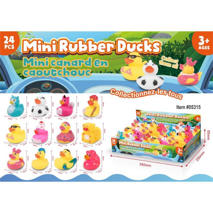 Canard en caoutchouc 2 po (3 ans et +)