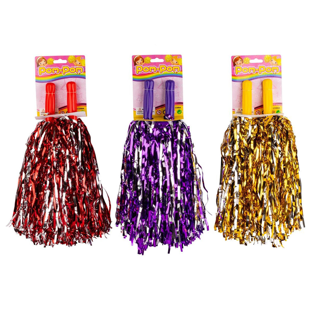 Pom poms de cheerleader (paquet de 2)