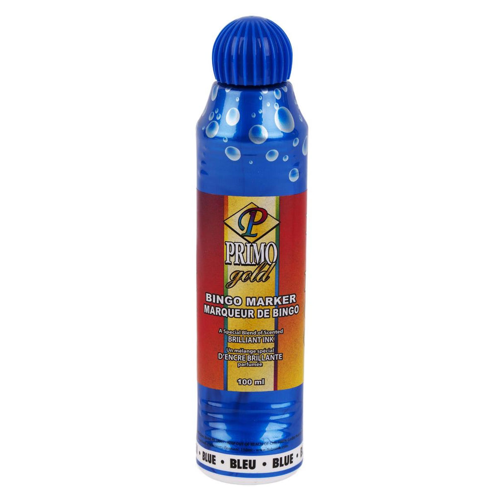 Encre à bingo métallique Primo bleu 100 ml