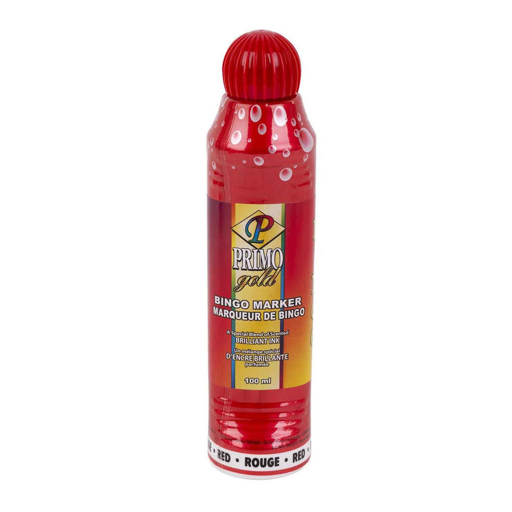Encre à bingo métallique Primo rouge 100 ml