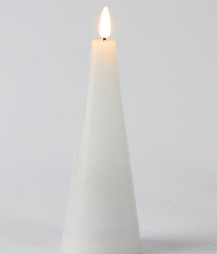Chandelle au DEL extérieur en vrai cire