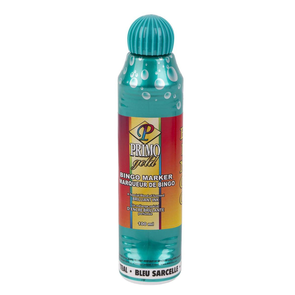Encre à bingo métallique 100 ml turquoise