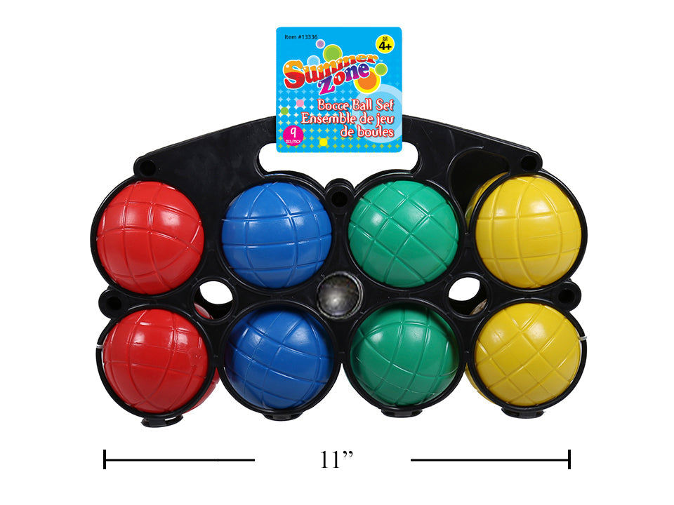Jeu de pétanque en plastique 11 morceaux