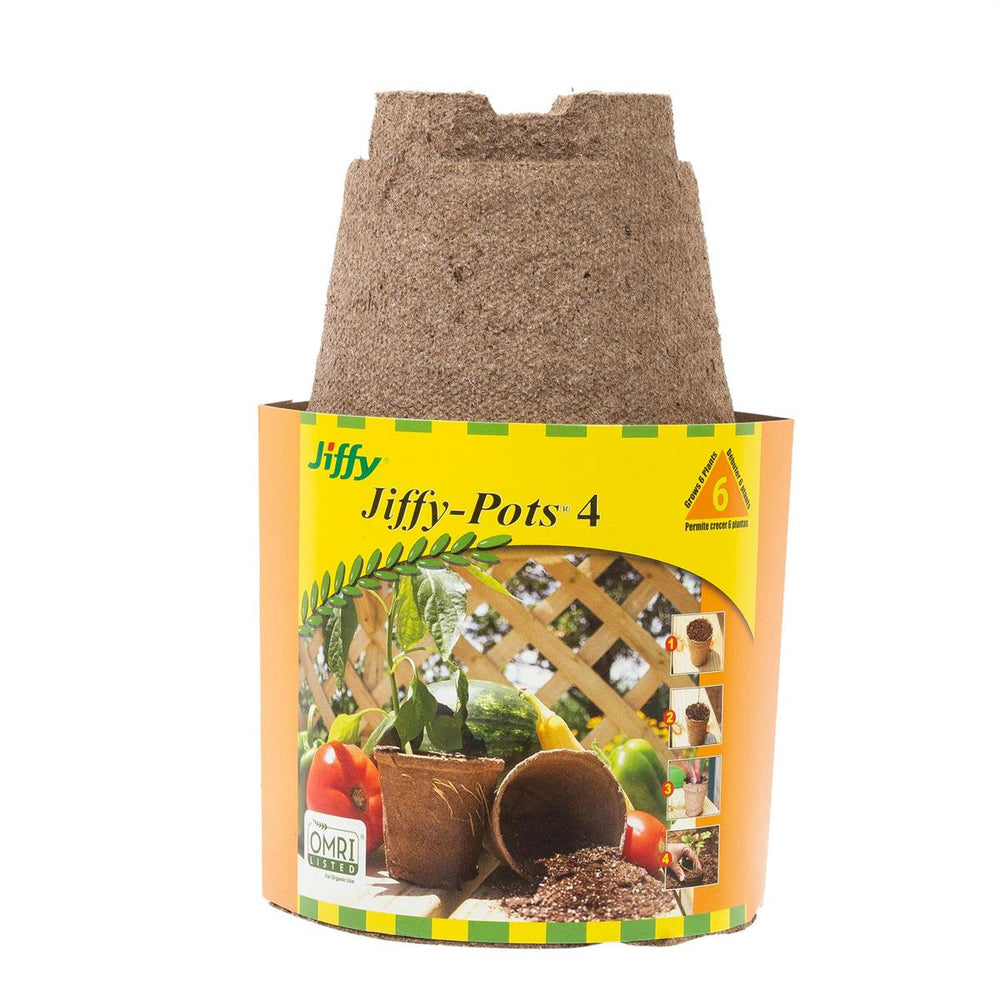 Pot à semi rond 4 po (paquet de 6)