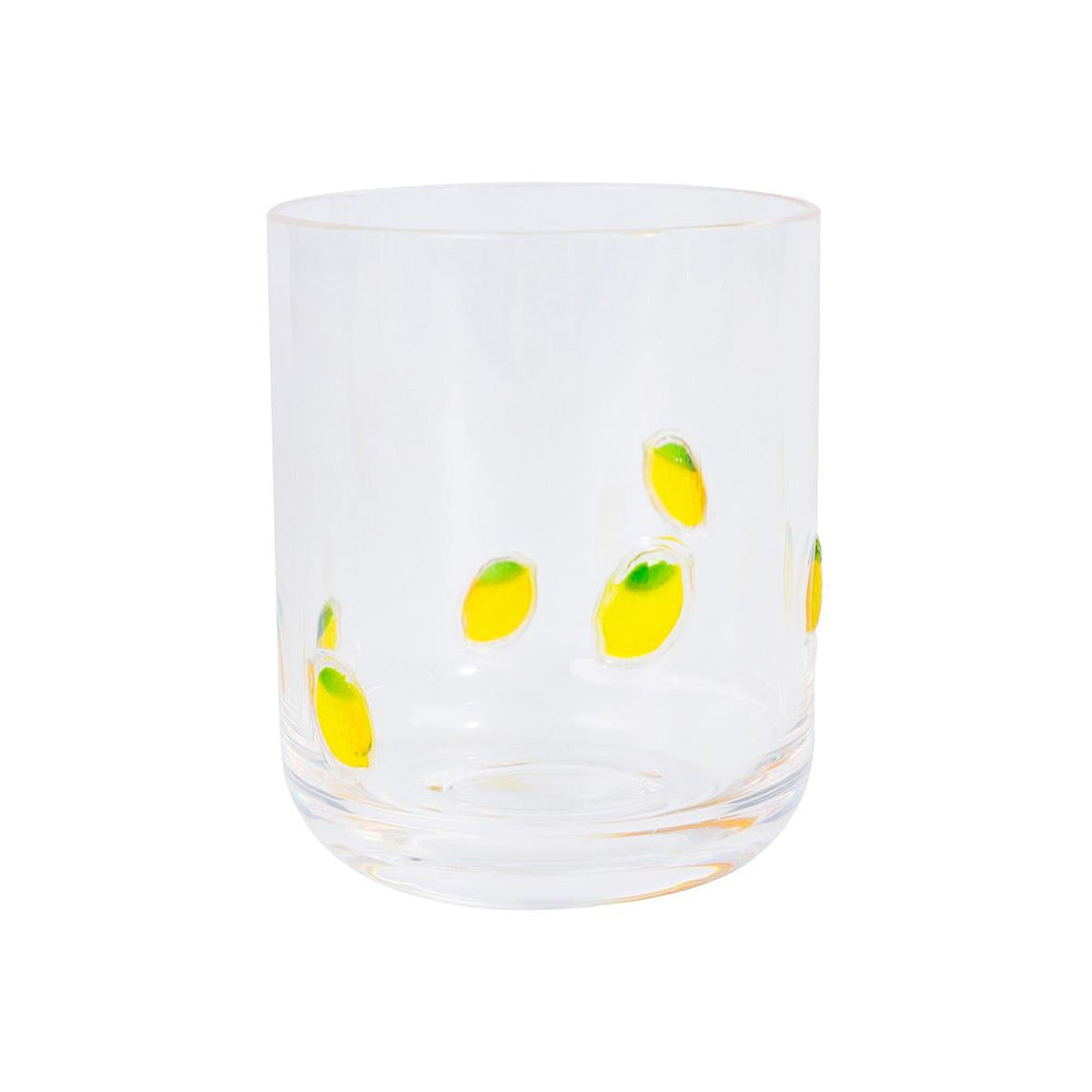 Verre en plastique 14 oz avec citrons embossés